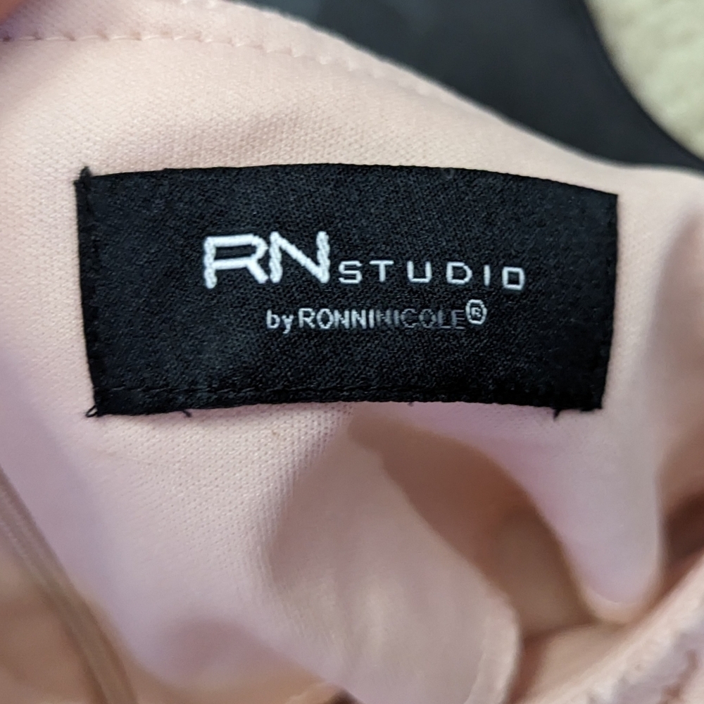 RN Studio Light Pink Lace Dress - Picture 8 of 13